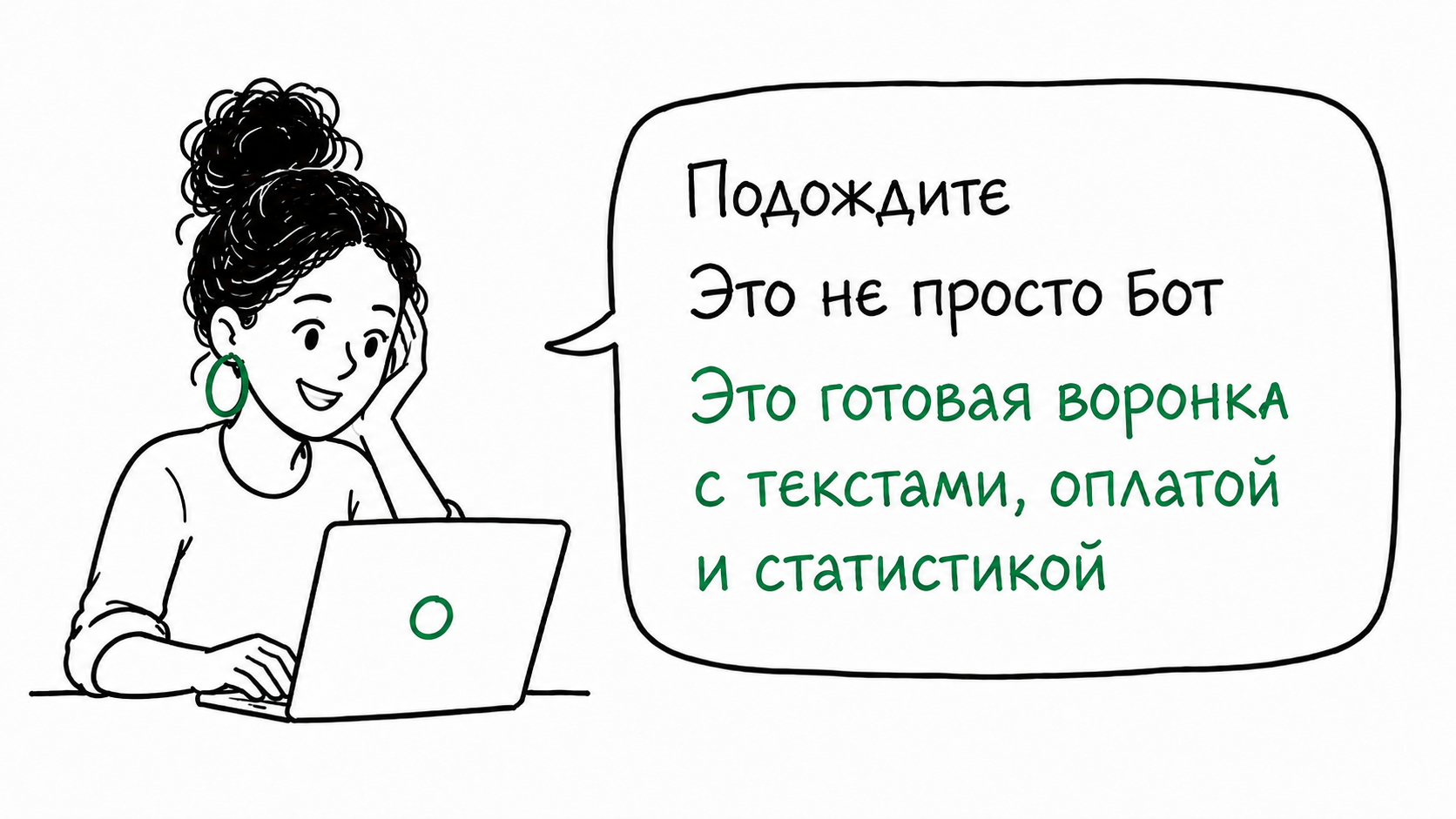 Это не просто бот, а готовая воронка
